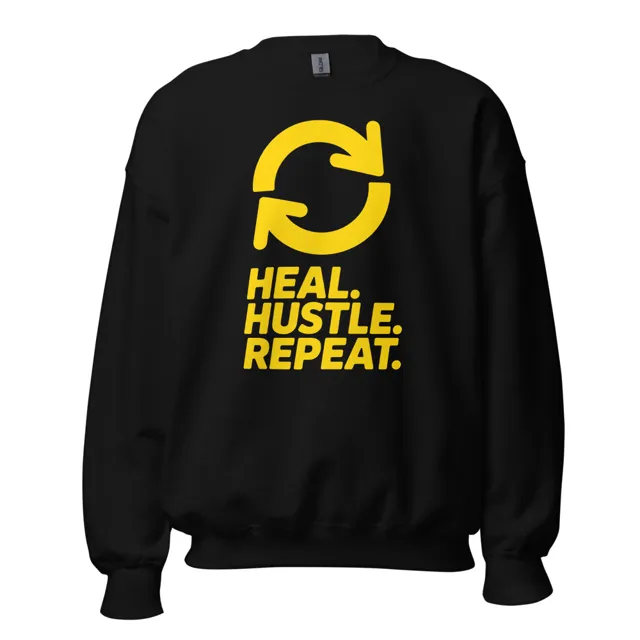 Heal Hustle Repeat Crewneck